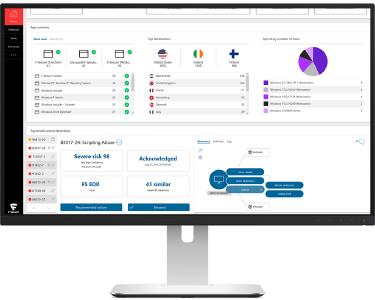 Das neue Dashboard von F-Secure RDR (Bild: F-Secure)
