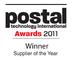 Vanderlande Industries  stolzer Gewinner des "Supplier of the Year Award 2011"