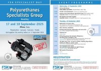 Register now: FSK Specialist Day Polyurethanes at Cannon SpA in Milan, Italy