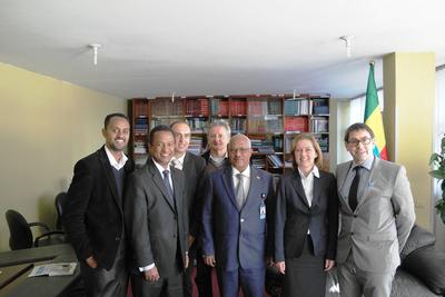Treffen im äthiopischen Energieministerium