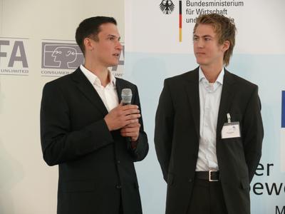 Die CAVI-Gründer Dominik Reisig (links) und Michael Bösken