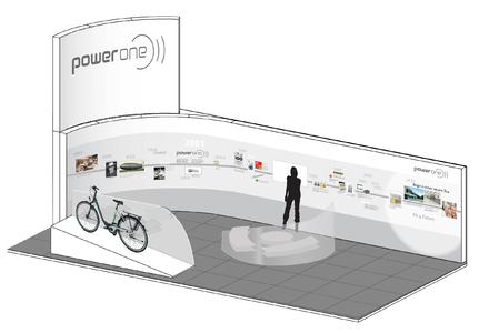3D Skizze Messestand