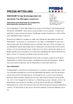 WECONOMY bringt Existenzgr�nder mit Top-Managern zusammen.pdf