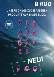 Es wächst weiter.. das Spektrum an DNV-GL geprüften RUD Produkten