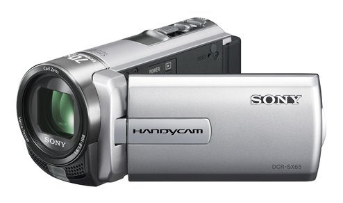 Handycam DCR-SX65E von Sony_Silber_05.png