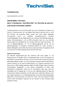 PM_Qualität Made in Germany_Neue TV-Geräteserie TechniPlus ISIO von TechniSat ab sofort im .pdf