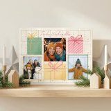 Individuell gestaltbarer Foto-Adventskalender zum Selbstbefüllen von fotokalender.com. Die Vorderseite wird mit eigenen Fotos personalisiert, hinter 24 Türchen ist Platz für persönliche Überraschungen.