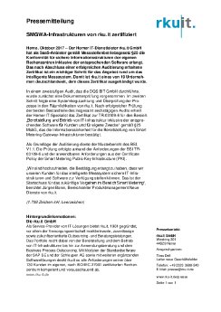 rku.it_PM_SMGWA-Infrastrukturen von rku.it gem. TR-03109 zertifiziert _171010.pdf