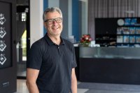 Dr Alexander Vyhnal, new Head of Injection Moulding | Additive Manufacturing at SKZ. (Photo: Luca Hoffmannbeck, SKZ)
