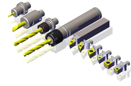 Neues, modulares Schnellwechselsystem SWISS-MICRO für den Werkzeugwechsel beim Langdrehen von Swiss Tools Systems AG