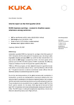 KUKA Press Release Interim report on the third quarter 2019.pdf