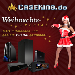Weihnachts Gewinnspiel bei Caseking