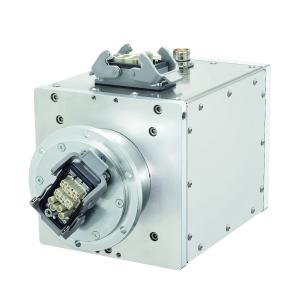 Schleifring mit integrierter Sensorik für Industrie 4.0 Anwendungen.
Neben der Übertragung von Strom, Signalen und Daten werden weitere Zustandsgrößen erfasst und für Condition Monitoring bereitgestellt.
