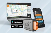 Alles im Blick: Das GPSauge OBD in Kombination mit dem GPS-Explorer Webportal und der GPSauge mobile App ermöglicht eine umfassende Flottenverwaltung – verfügbar für iOS und Android.