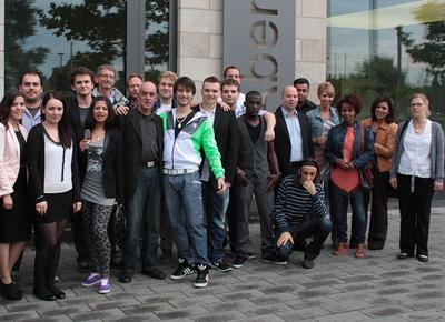 Einige der CEMA-Stipendiaten, die Ihren Abschluss an der Abendakademie Mannheim erfolgreich absolviert haben