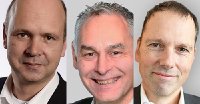 from left to right: Frank Brinkmann, Klaus Fetzer, Olaf Steinbrink (Copyright: Arvato Systems)