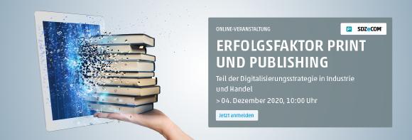 Online-Veranstaltung: Print & Publishing - 04. Dezember 2020