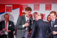 Lukas Atzert bei der Preisverleihung Great Place to Work