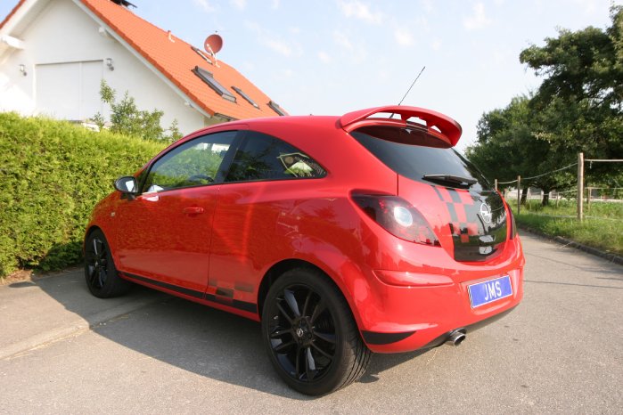 Corsa D tuning & styling with new roof spoiler from jms racelook, JMS -  Fahrzeugteile GmbH, Story - PresseBox