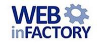 Logo von WEB inFACTORY. Grafik: Fasihi GmbH.
