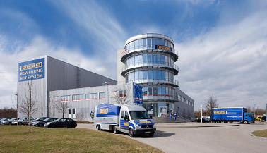 Das neue GEZE Distributionszentrum in Leonberg mit vollautomatischem Hochregallager und Fördertechnik