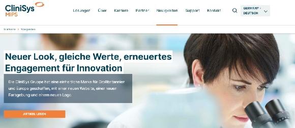Begleitbild zur CliniSys | MIPS Pressemeldung „Einheitliche Marke der CliniSys Group für Kontinentaleuropa und Großbritannien“