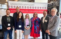 Mitglieder im DECIPHER-Konsortium auf der International Crisis and Risk Communication-Konferenz (ICRCC) in Orlando (v.l.n.r.: Andreas Schwarz, Martin Löffelholz, Yi Xu, Deanna Sellnow, Audra Diers-Lawson, Bengt Johansson, Timothy Sellnow)