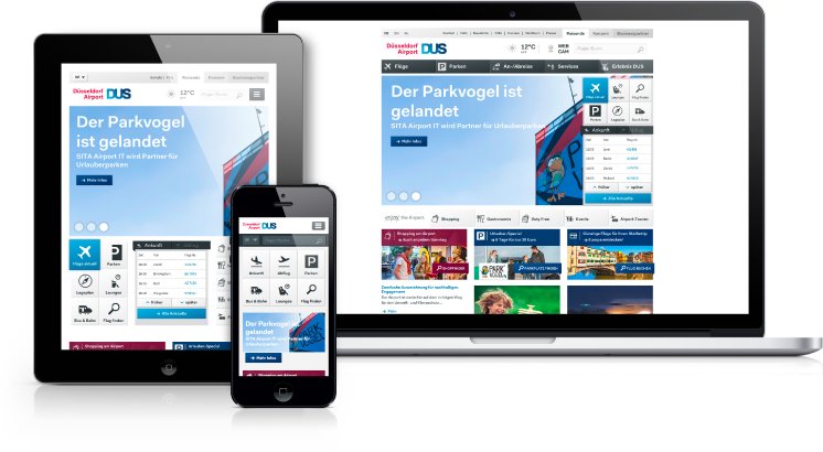 dus.com - die Website vom Flughafen Düsseldorf optimiert für alle Endgeräte.jpg