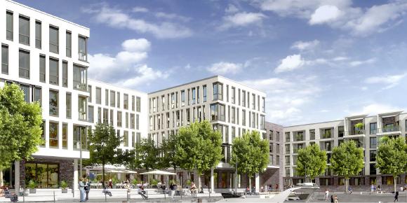 Bürogebäude der dtms GmbH in Mainz, Quelle: Rheinpromenade Mainz GmbH & Co. KG