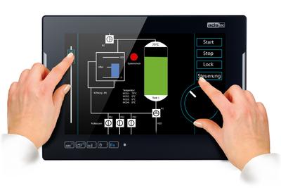 Industrial PCs der neuen OPC8000 Serie mit Multi-Touch von ads-tec