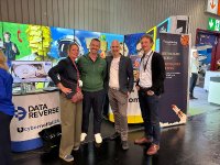 Ingo Lücker und Sandra Balz zu Besuch am DATA REVERSE®-Stand auf der it-sa 2026 in Nürnberg. Foto: DATA REVERSE®