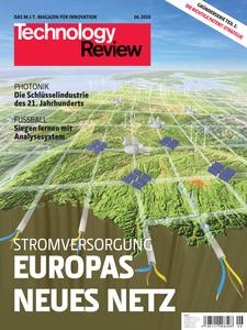 Das Titelbild der aktuellen Technology-Review-Ausgabe 06/2010