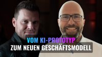 Marek Chroust und Norman Müller im Venture AI Podcast über KI-gestützte Softwareentwicklung und die Verantwortung für den laufenden Betrieb.