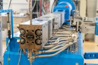 Doppelschneckenextruder im SKZ-Technikum