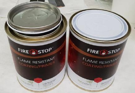Graphenbasiertes Brandschutzmittel FireStop; Foto: First Graphene
