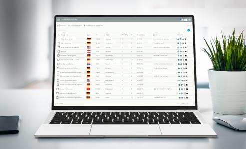 Heiße Leads von der Website für Ihren Vertrieb und das Marketing