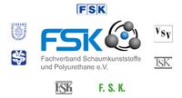 Das neue und die alten Logos des FSK -Fachverband Schaumkunststoffe und Polyurethane e.V.