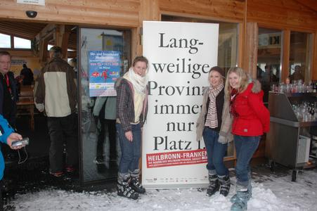 "Langweilige Provinz - immer nur Platz 1", Heilbronn-Franken, die Heimat der Weltmarktführer präsentiert sich bei Europas höchster Jobmesse vom 11.-13.12. im österreichischen Pitztal