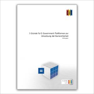 Neues Whitepaper erläutert die Vorteile von E-Government-Plattformen im Kontext der Barrierefreiheit