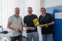 v.l.n.r. Christian Busch, Tobias Engelberg, Bernhard Krebs