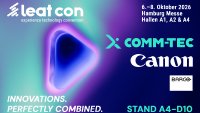 COMM-TEC präsentiert gemeinsam mit Canon und StackControl Lösungen auf der LEaT con 26 in Hamburg