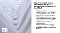 Using AI for AML? FATF updates, audit readiness and AML/scoring separation decide your sanction risk under Art. 6 (2) AI Act, GwG and KWG.