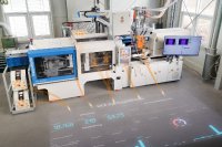Digitalisierung einer Spritzgussmaschine (Bild: Luca Hoffmannbeck, SKZ)