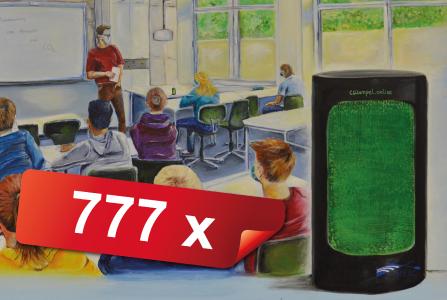 777 Stück CO2 Ampeln für Schulen