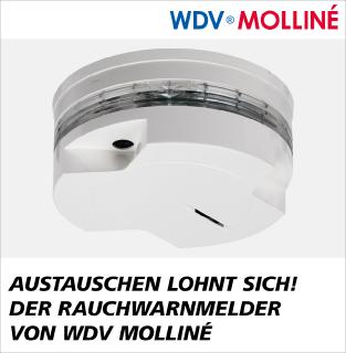 Rauchwarnmelder der Bauweise C: komplett ferninspizierbar gemäß DIN 14676