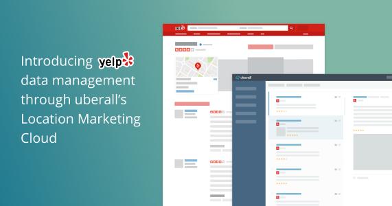 Yelp and uberall partnership announcement