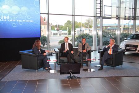 Corinna Pommerening in der Talkrunde
