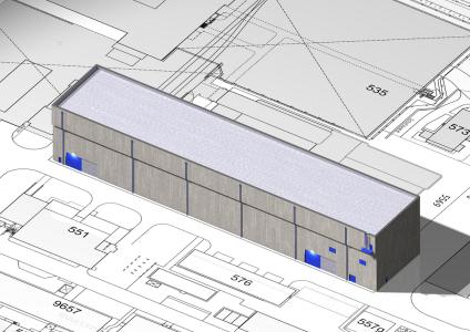 Logistik-Bereitstellungshalle ©Kerntechnische Entsorgung Karlsruhe GmbH
