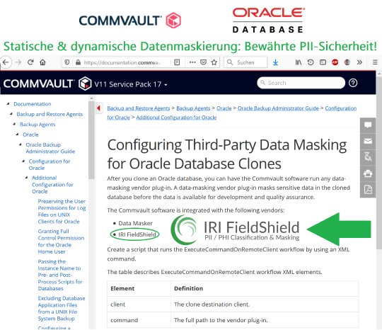 Commvault Datenmaskierung für Oracle Datenbankklone.jfif