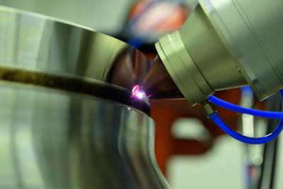 Mit 1kW Laserleistung und sechs Einzelstrahlen zählt ProFocus zu den innovativen Lösungen für das Laserauftragschweißen und kommt in der additiven Fertigung zum Einsatz / Quelle: Kjellberg Finsterwalde